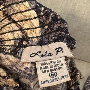 Lola Asymmetrical Skirt - Black and Tan